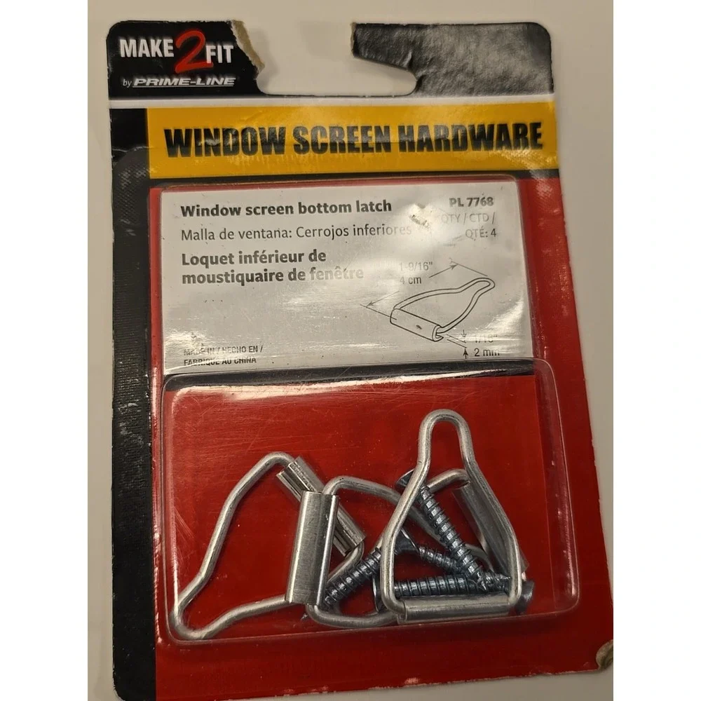 Window Screen Tension Spring‎ Hardware & Screen Fastener Lot